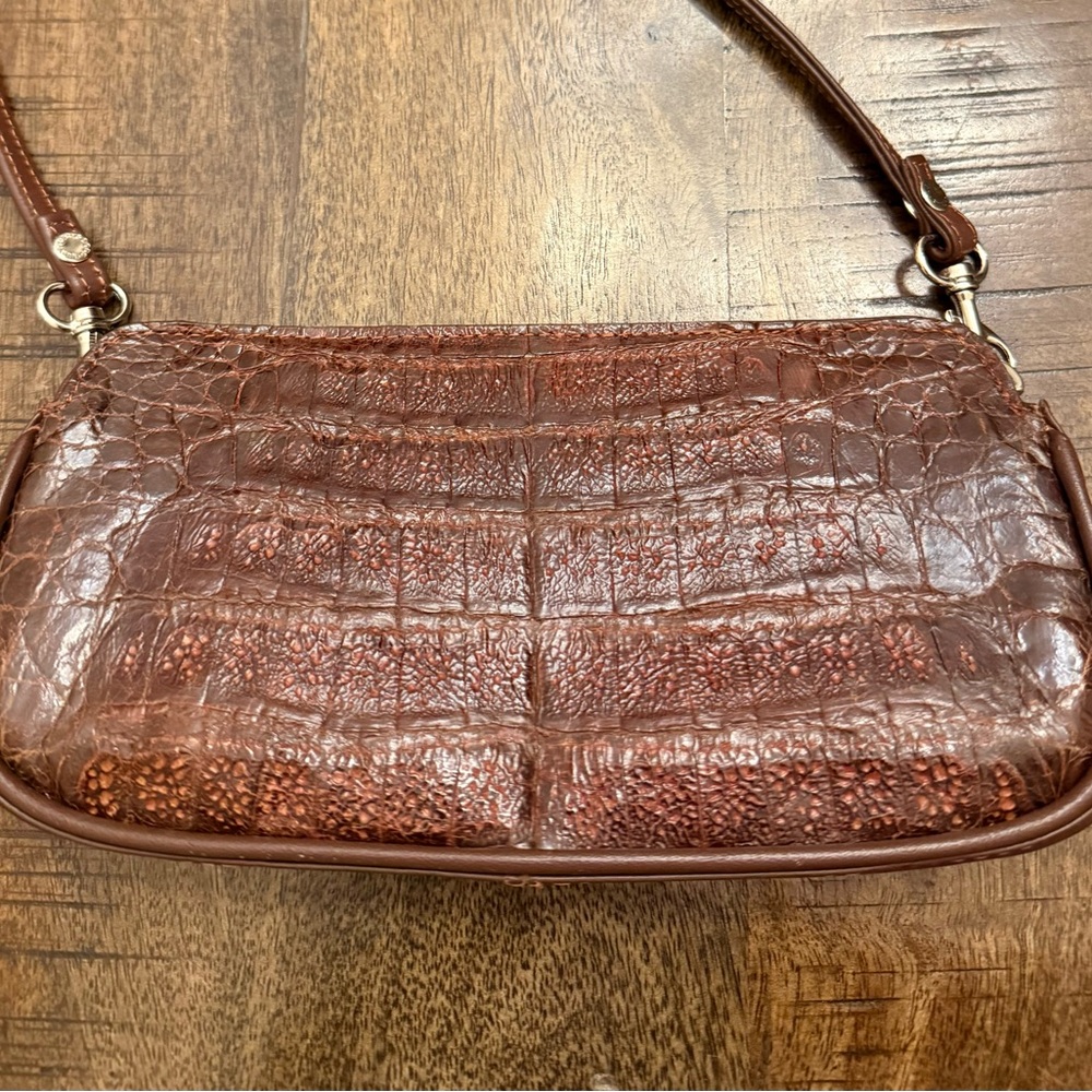 Brown Embossed Purse